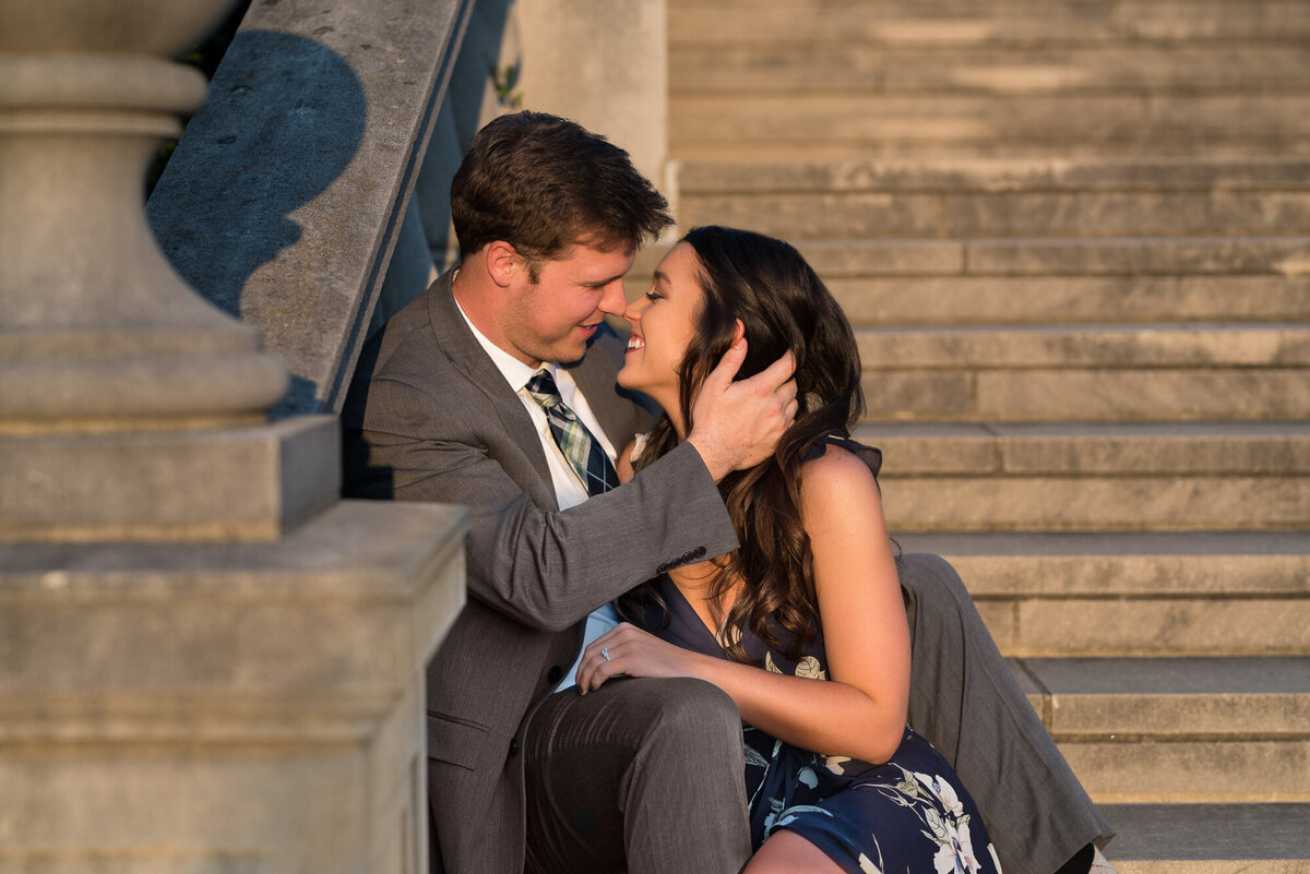 Lots of laughs and smiles at this Ault Park engagement session
