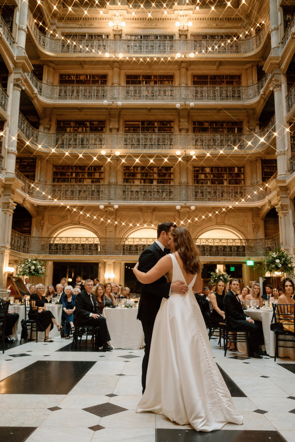 Event-Planning-DC-Wedding-Baltimore-George-Peabody-Library-First-Dance-Anna-Lowe-Photography-