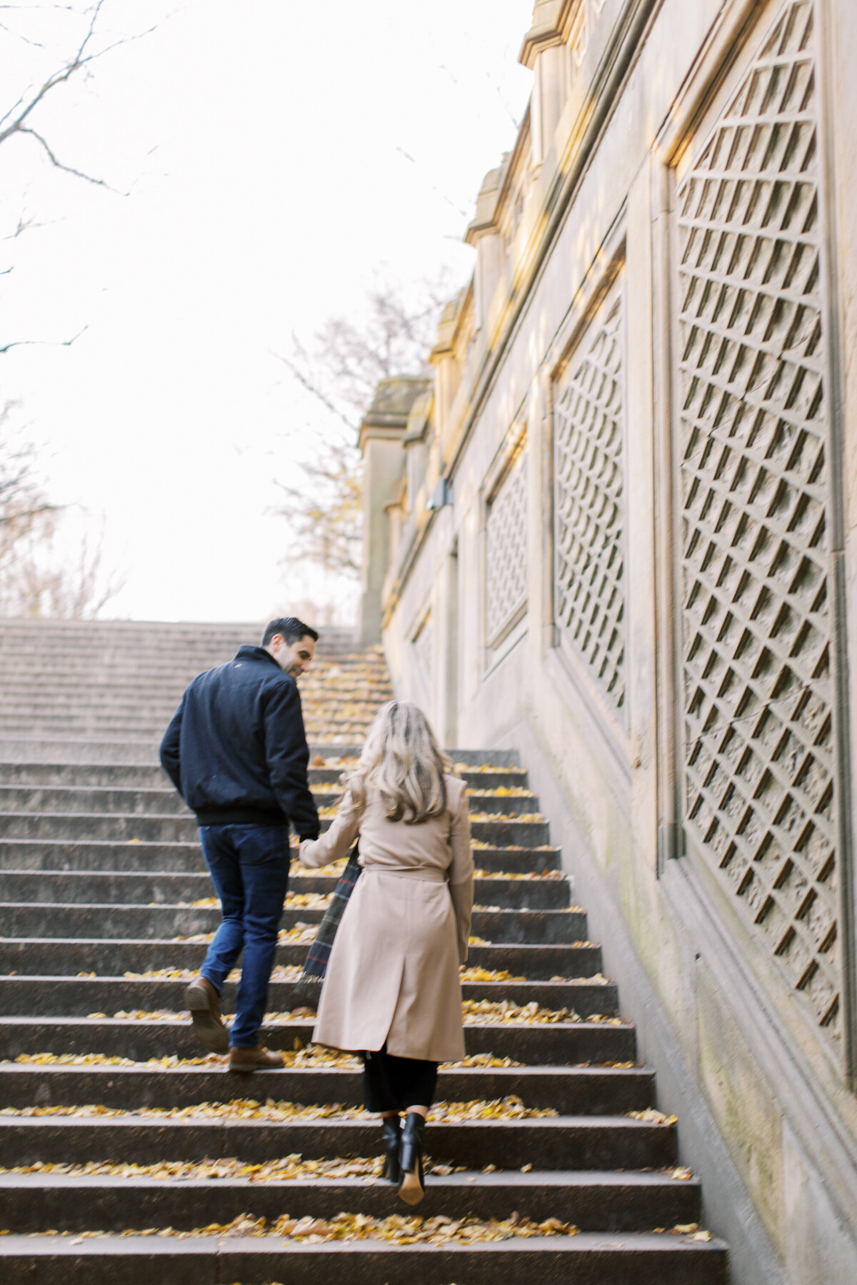 L B P _ Courtney & Mark _ NYC Engagement Session _ NYC Wedding Photographer _ Central Park Engagement Session-54