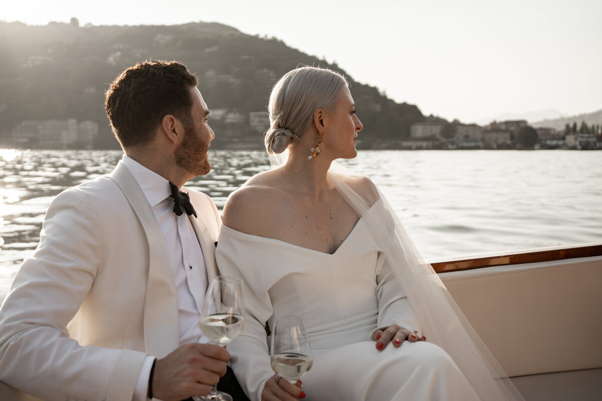 Wedding boat from Villa Geno