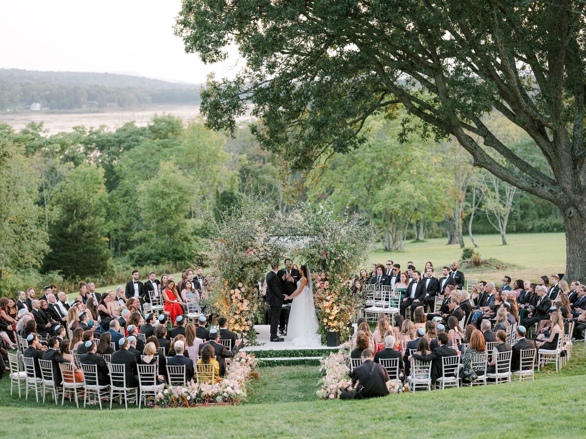 Garden Ceremony GLENMERE MANSION WEDDING WEEKEND In Any Event NY