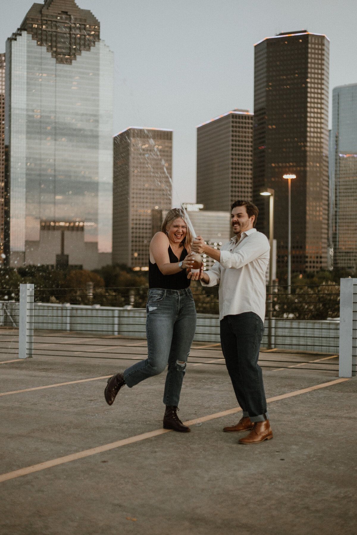 Romantic Engagement Shoot - Buffalo Bayou Park, Houston Texas-121