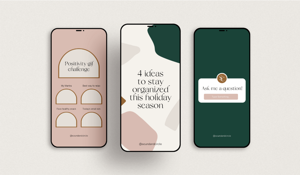 Social Strategy & Designs for Instagram Stories