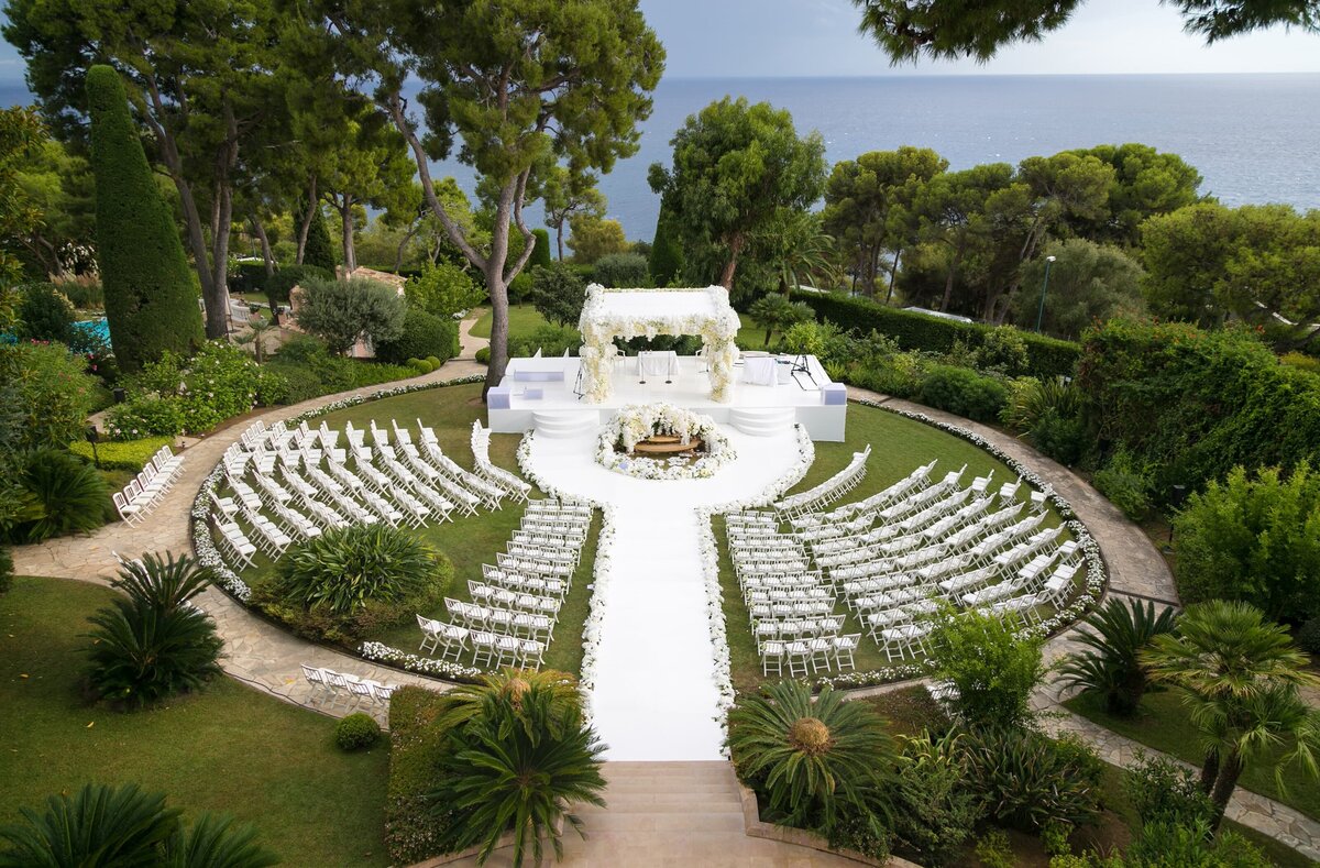French Riviera Wedding Reception at Grand-Hotel du Cap-Ferrat by Alejandra Poupel 1