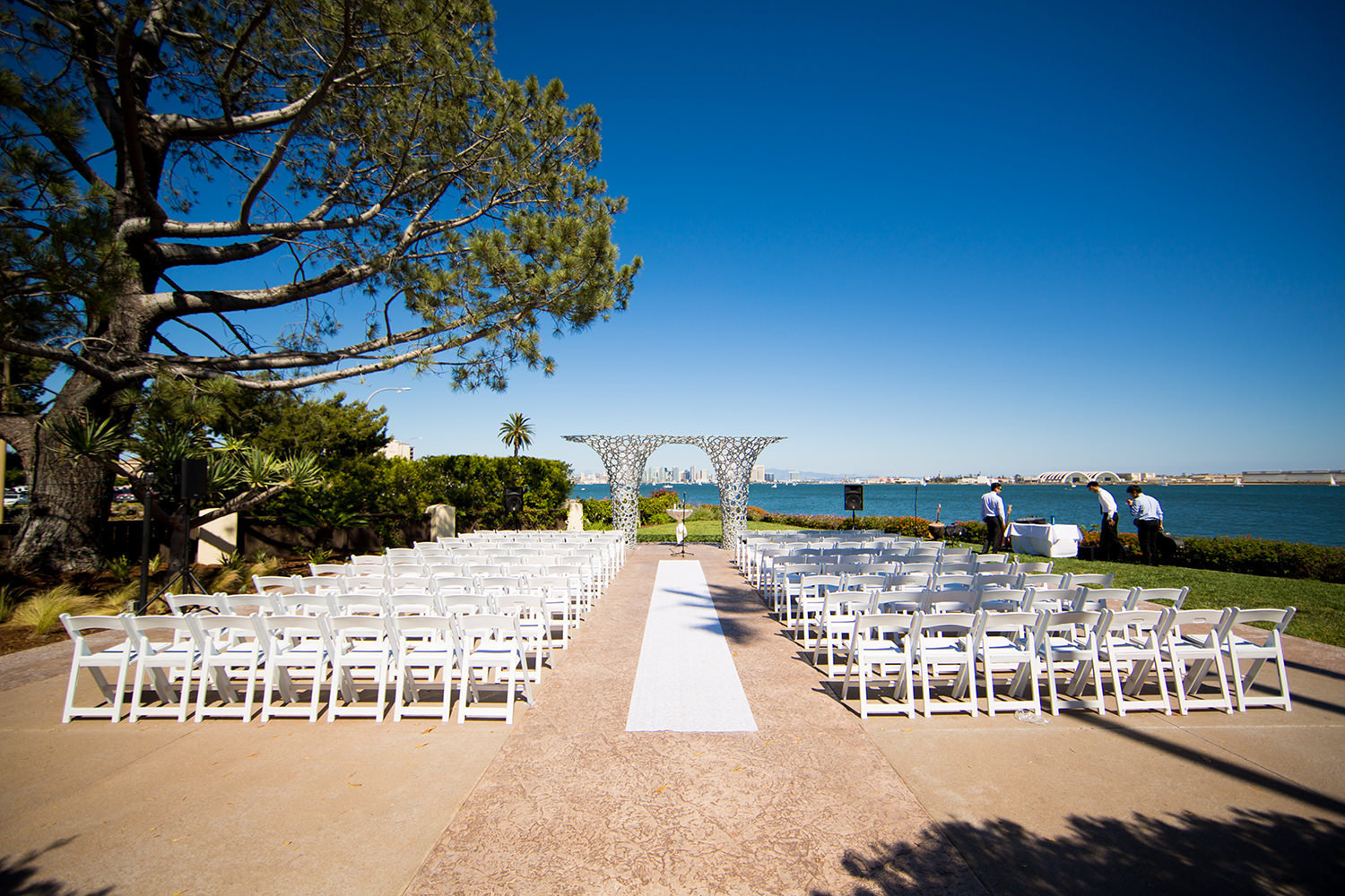 ceremony space at tom hams lighthouse
