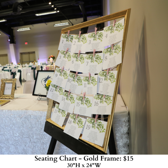 Seating Chart Display-Rose Gold-262