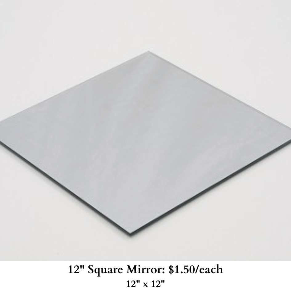 12 inch Square Mirro-499