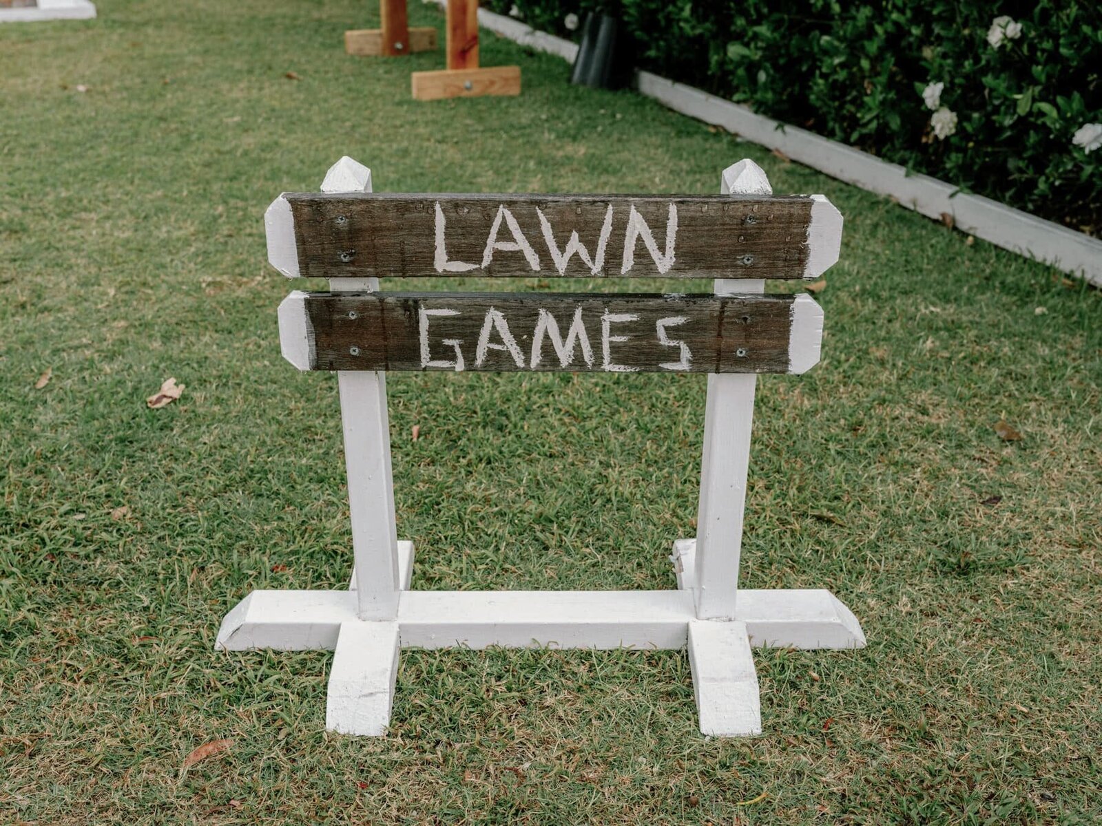 Austinvilla Estate wedding lawn games