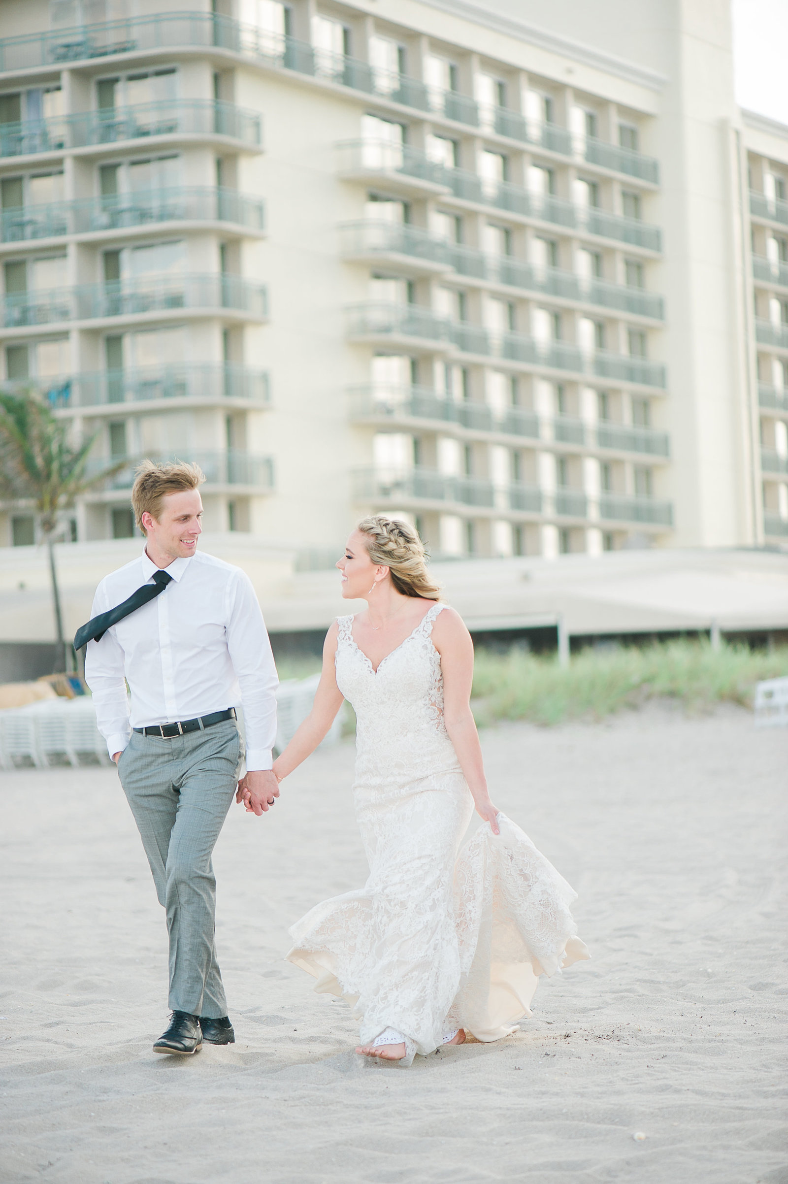 Beachy Wedding - Hilton Singer Island Wedding - Palm Beach Wedding Photography by Palm Beach Photography, Inc.