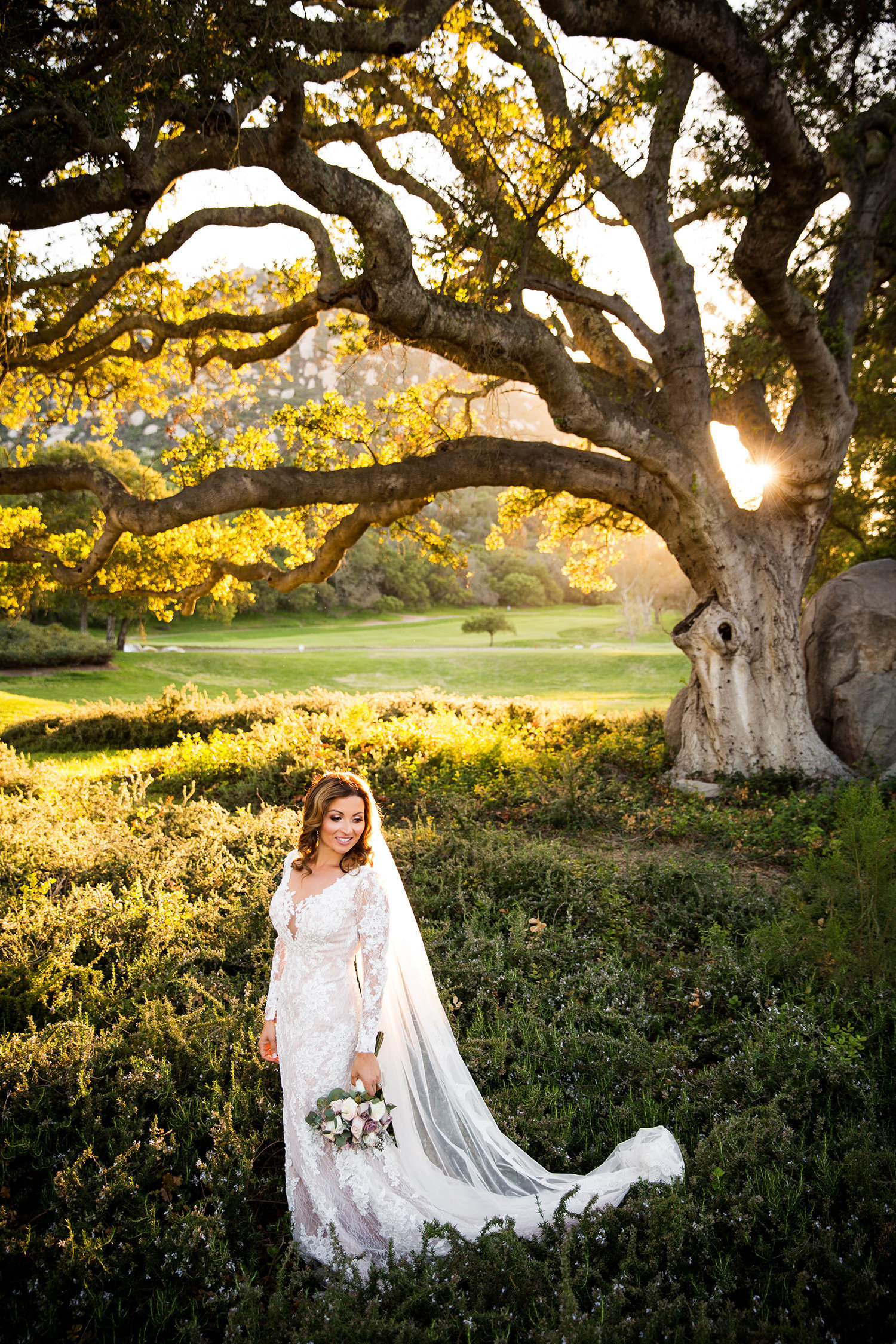 Mt Woodson wedding photos rustic field gorgeous light