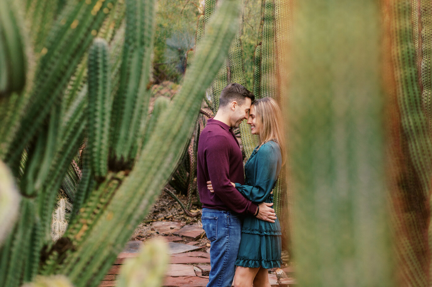 Cactus Engagement Session - Bethany Brown 07