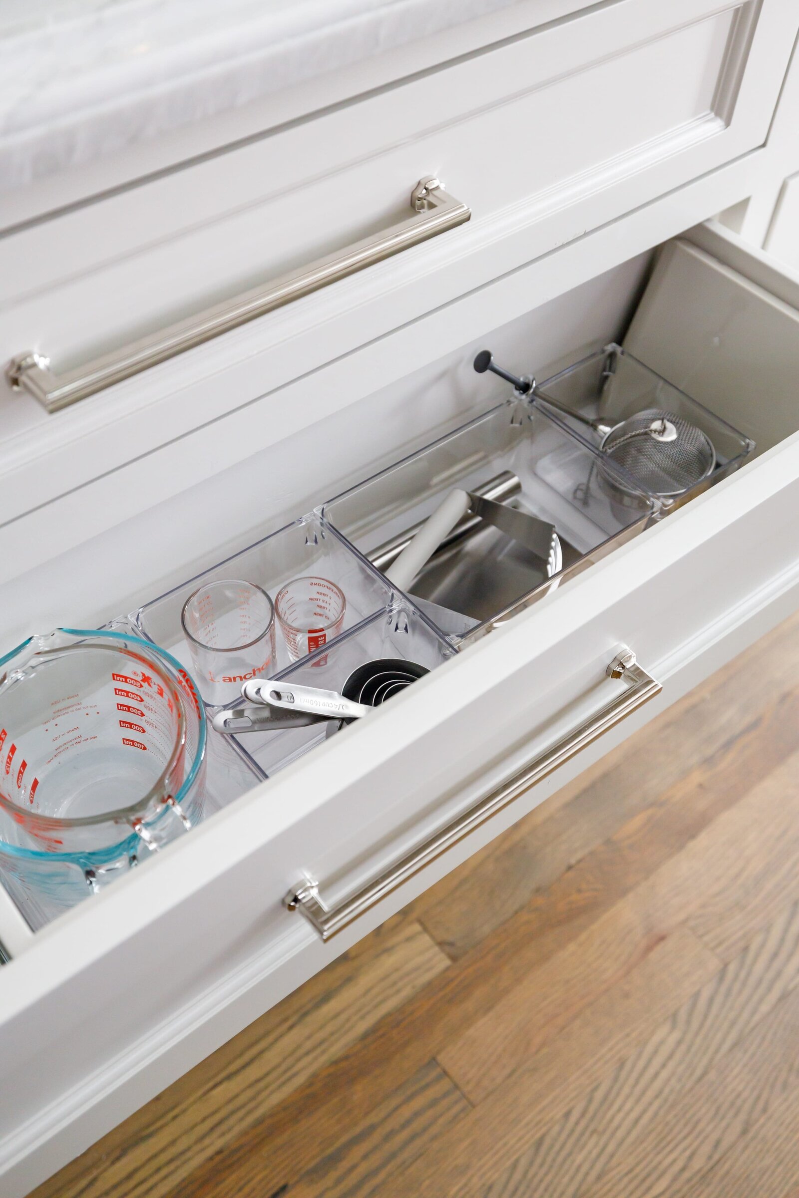 vision and hammer kitchen drawer with measuring cups