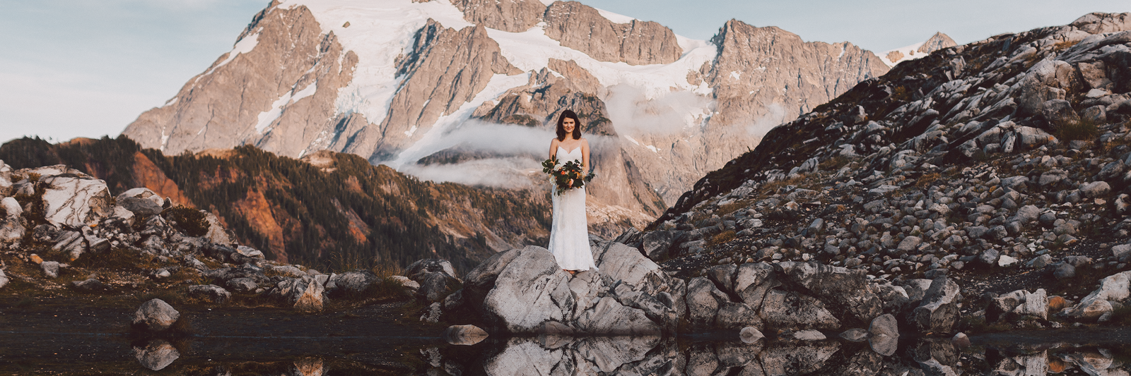 Mount Baker Aritst Point wedding bridal session by Kyle Goldie