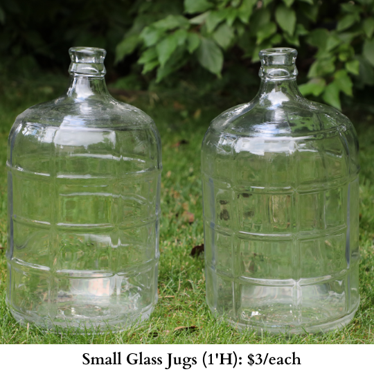 Small Glass Jugs-809