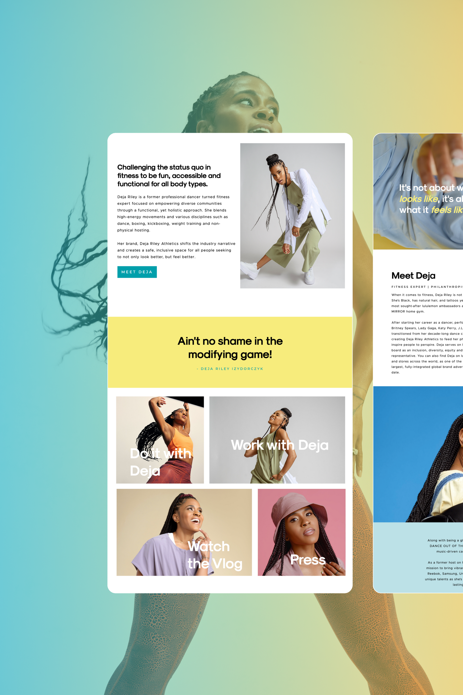 web designer for influencers