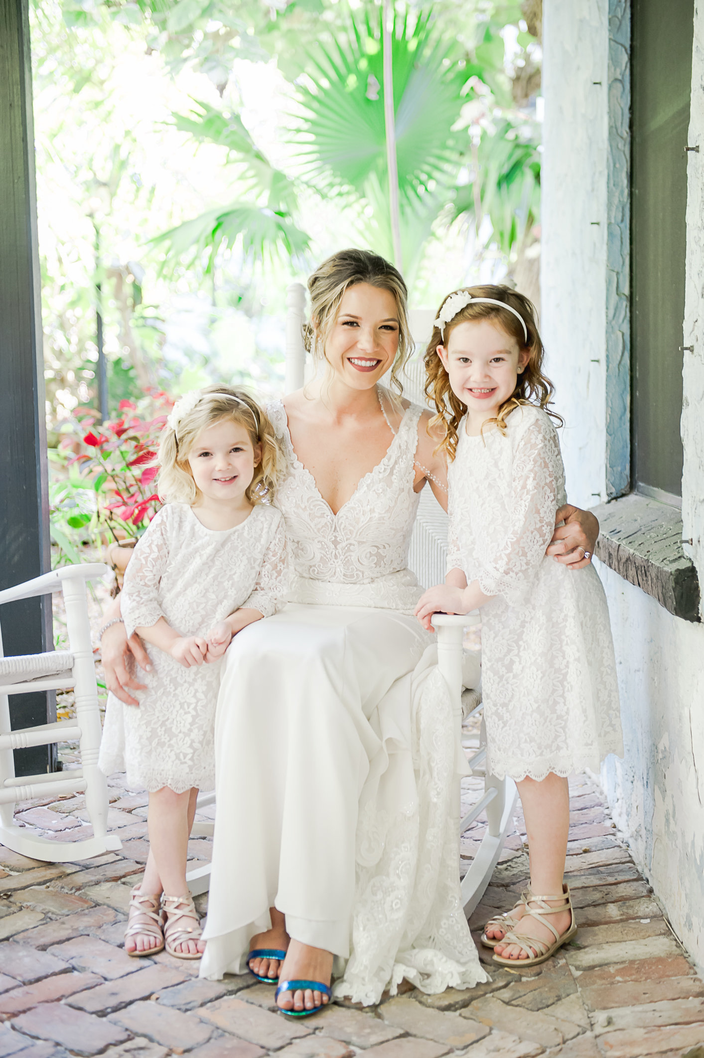 Bride and Flower Girls - Sundy House by Palm Beach Photography, Inc.