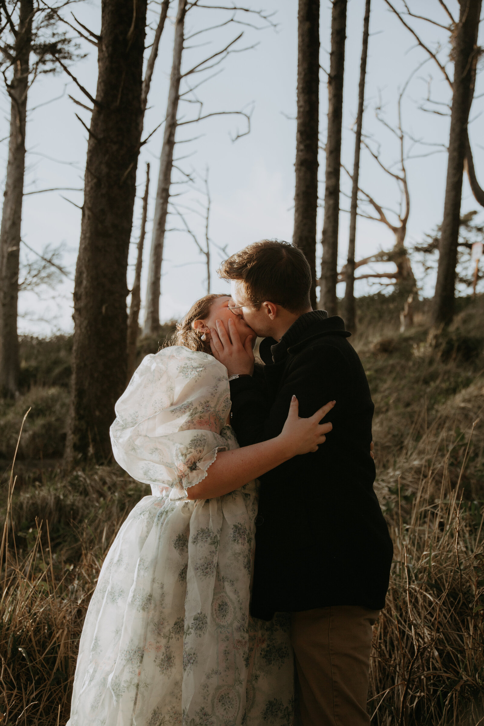 Whimsical Oregon Coast Engagement Shoot-26
