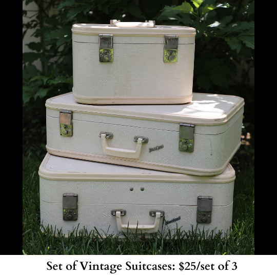 Set of Vintage Suitcases-554