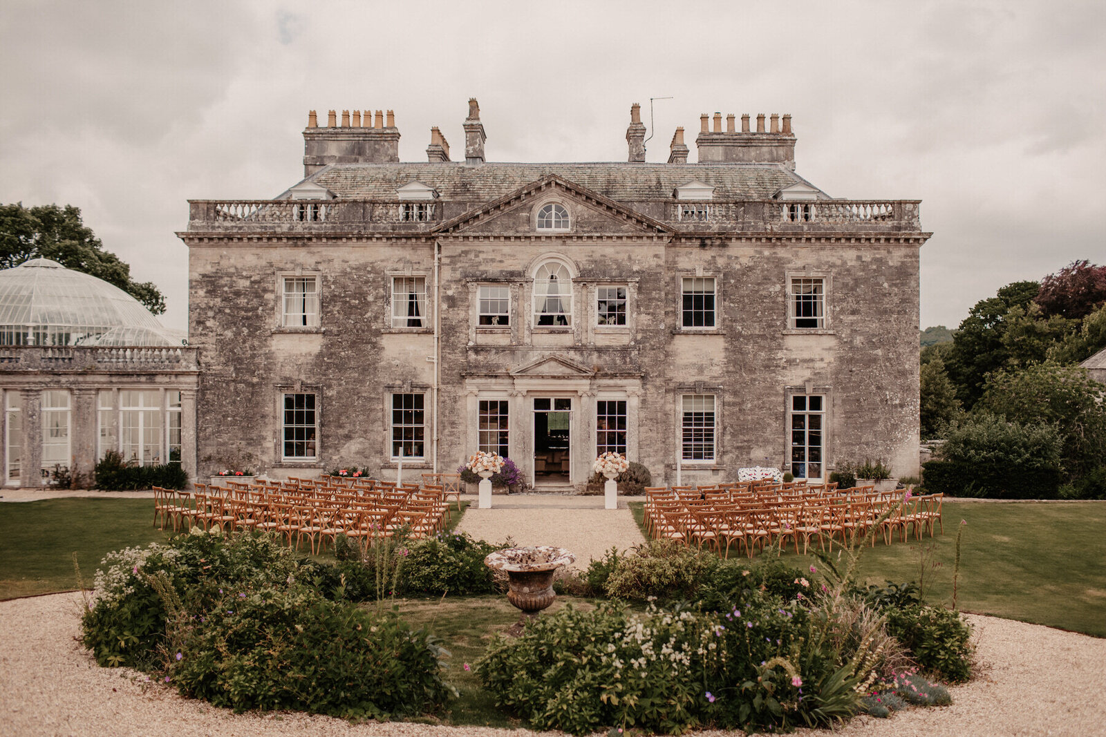 Exterior of Came House Wedding Venue in Dorset