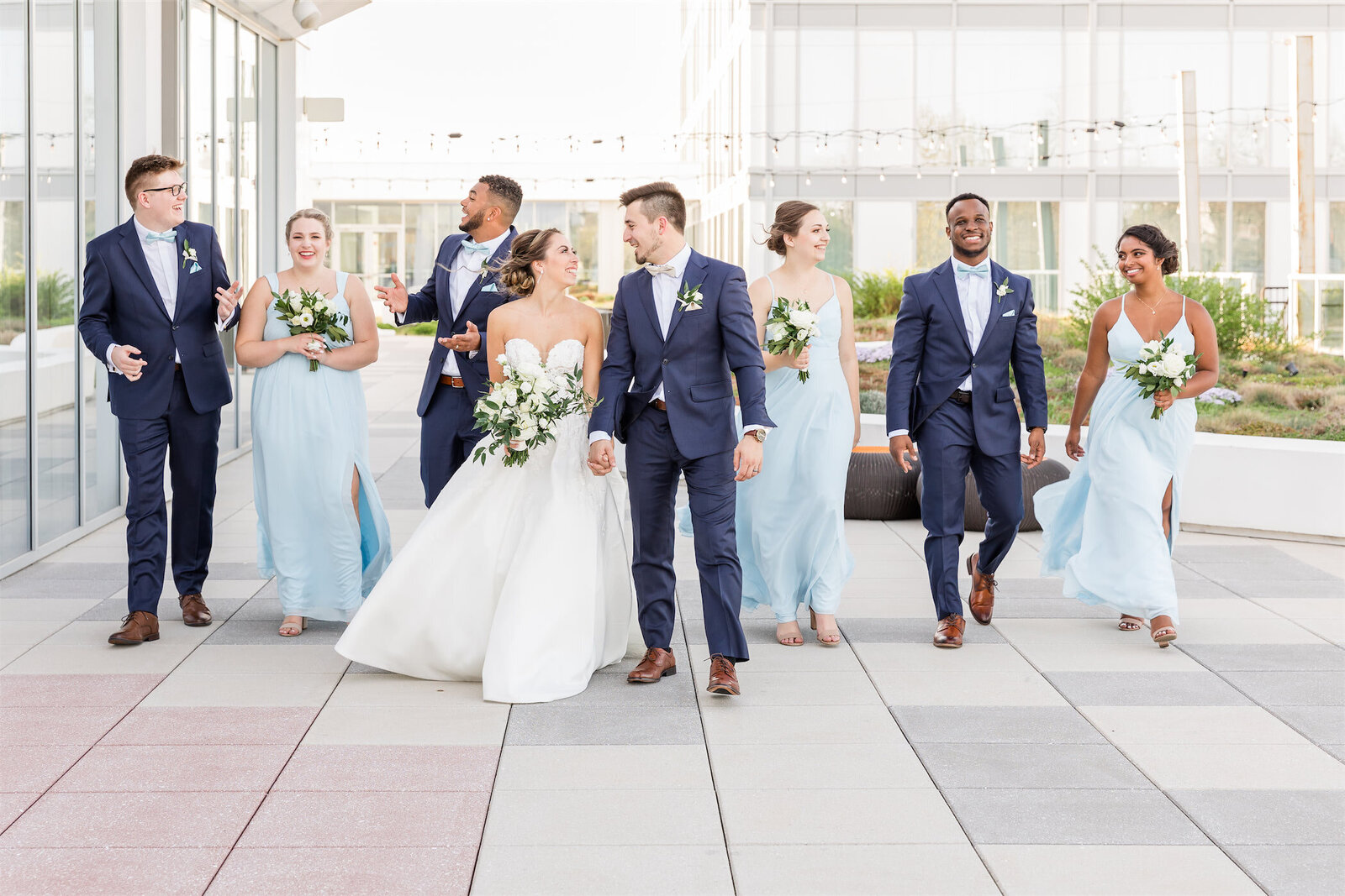 Cincinnati Ohio Wedding Photographer _ Shelby Street Studios  _ Summit Hotel _ Bridal party