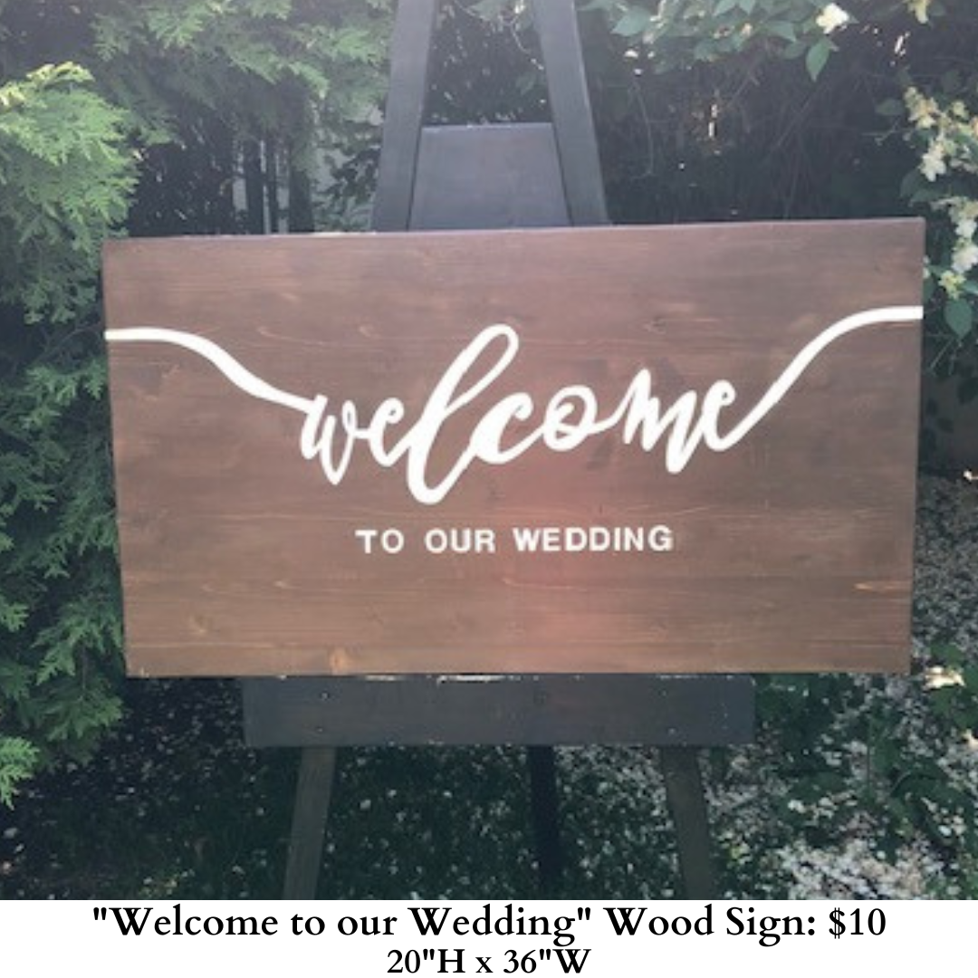 Welcome to our Wedding Wood Sign-569