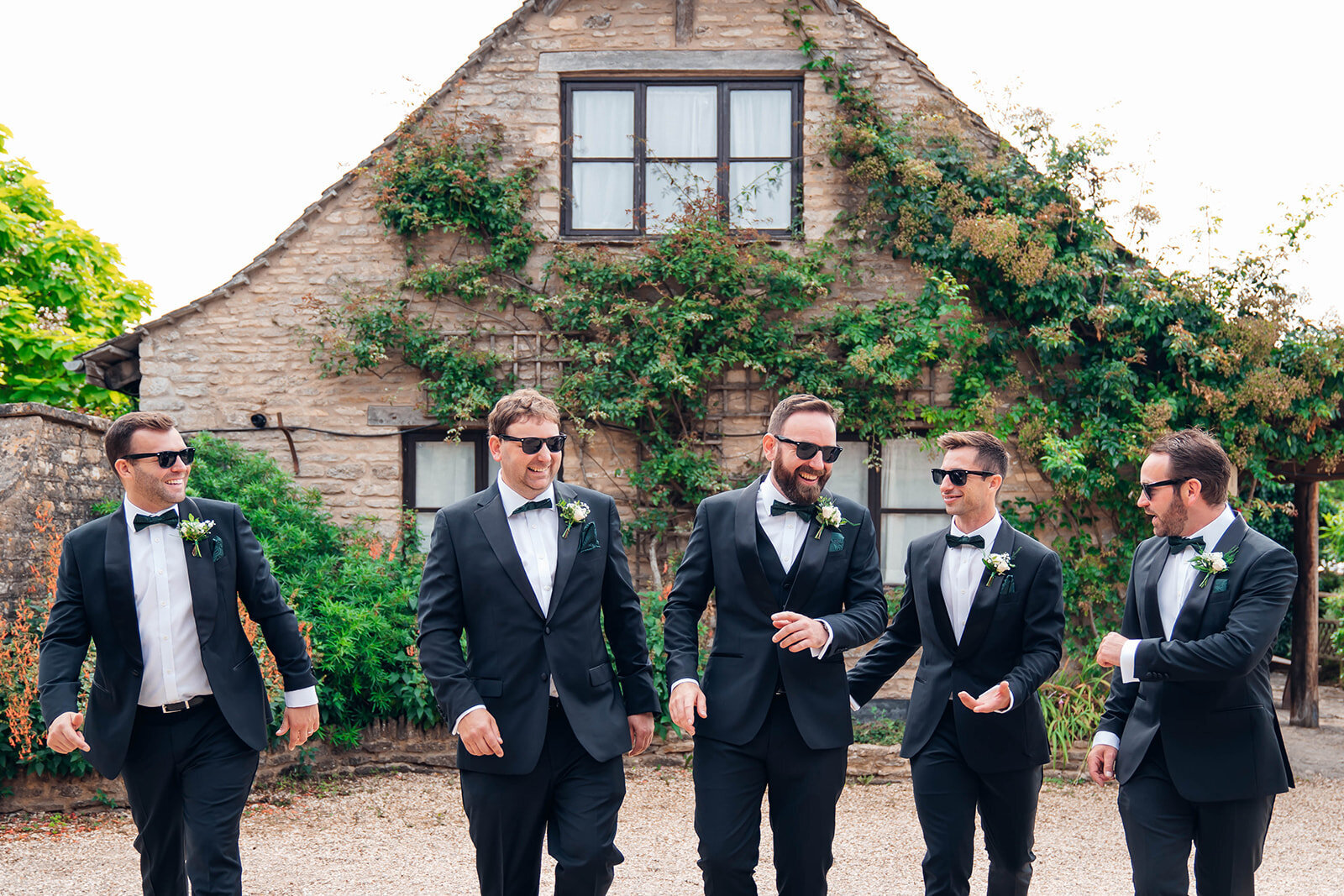 black-tie-groomsmen-at-grear-tythe-barn