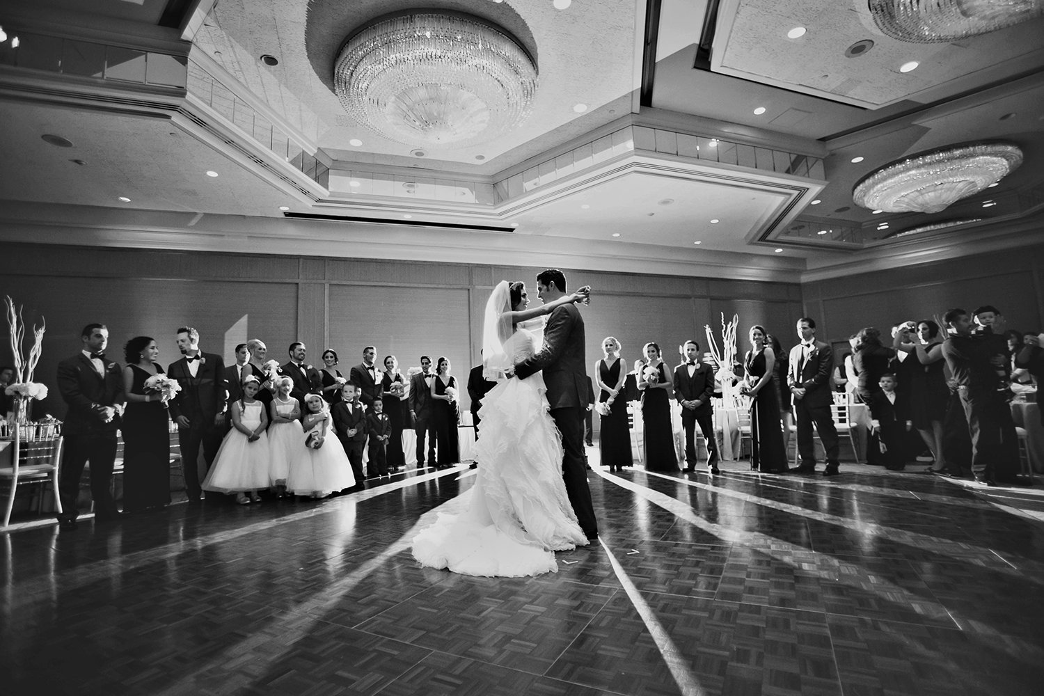 The Westin Hotel wedding photos romantic  first dance