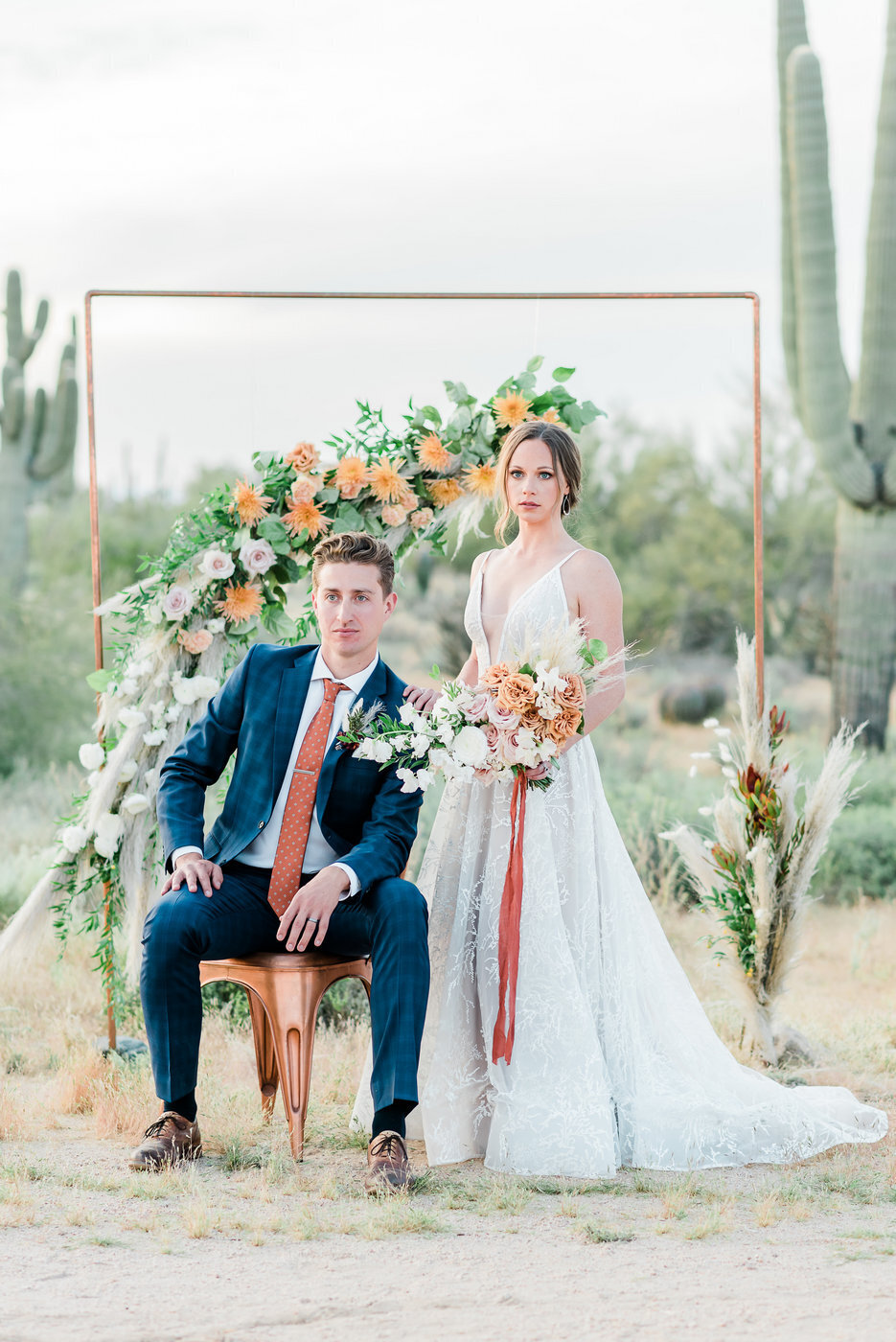Modern Copper Desert Wedding Styled Shoot 2019-0154