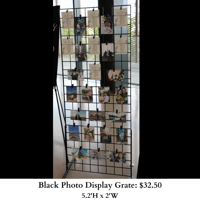 Black Photo Display Grate-892