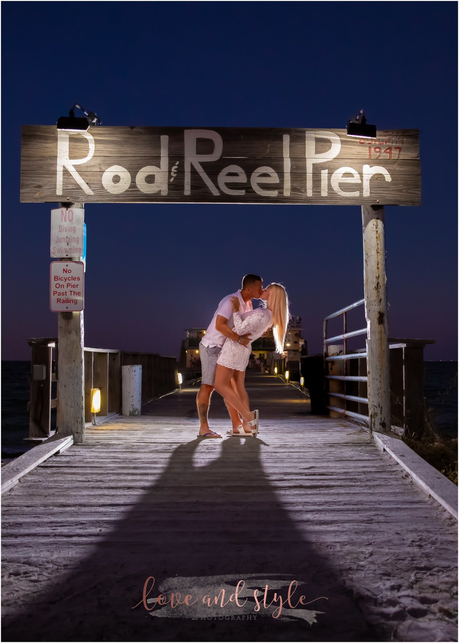 Engagement Photography at the Rod and Reel Pier on Anna Maria Island
