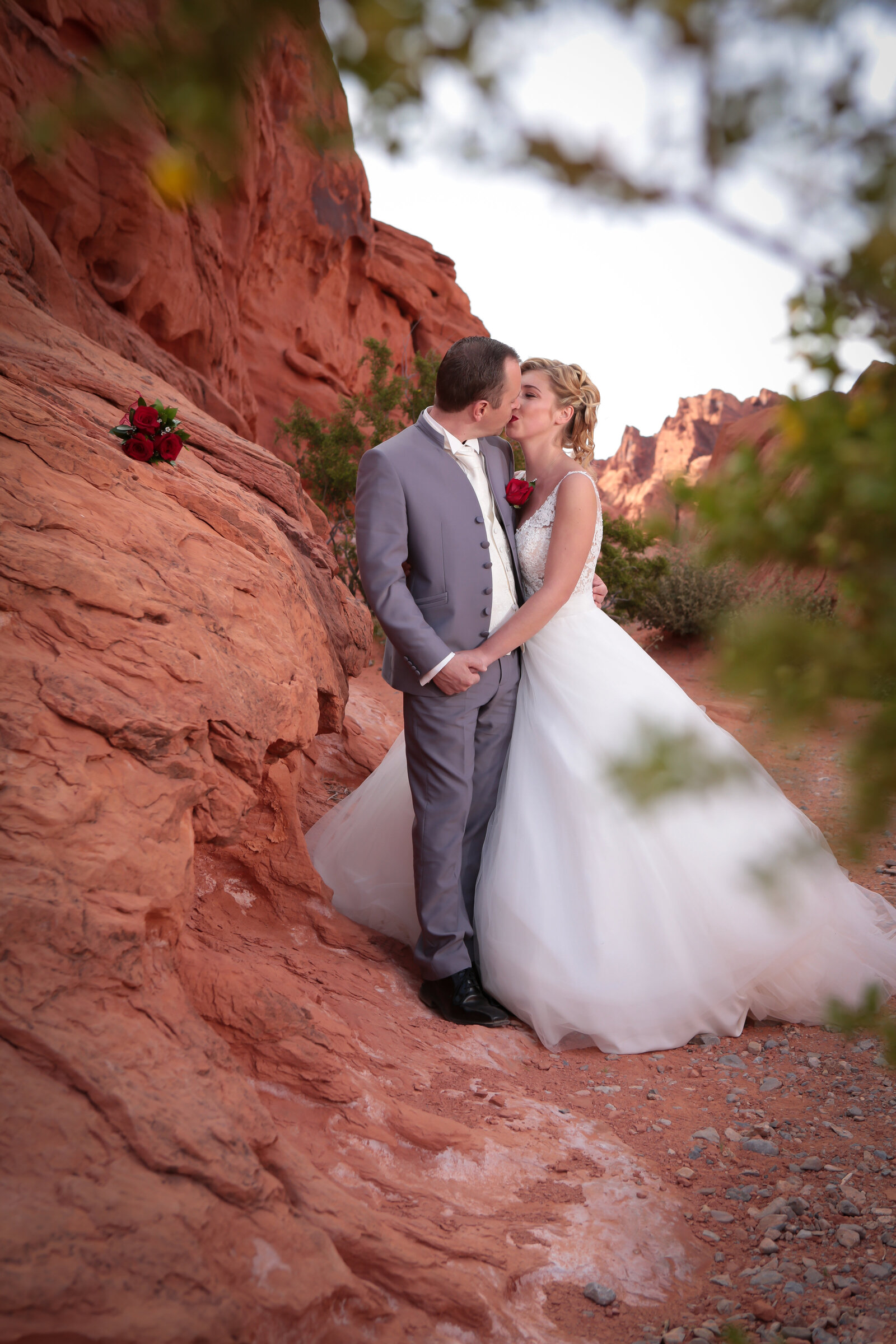 Mariage a La Valley of fire