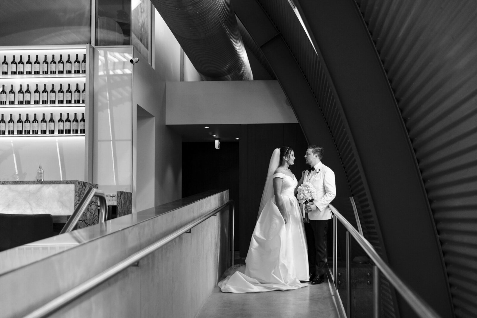 Black and white wedding photography ada and ivy