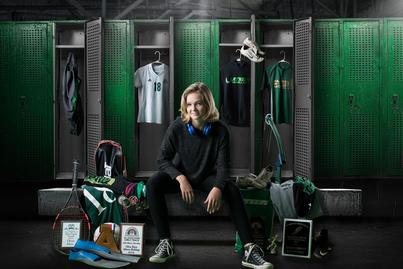 Olivia Bean Locker Room