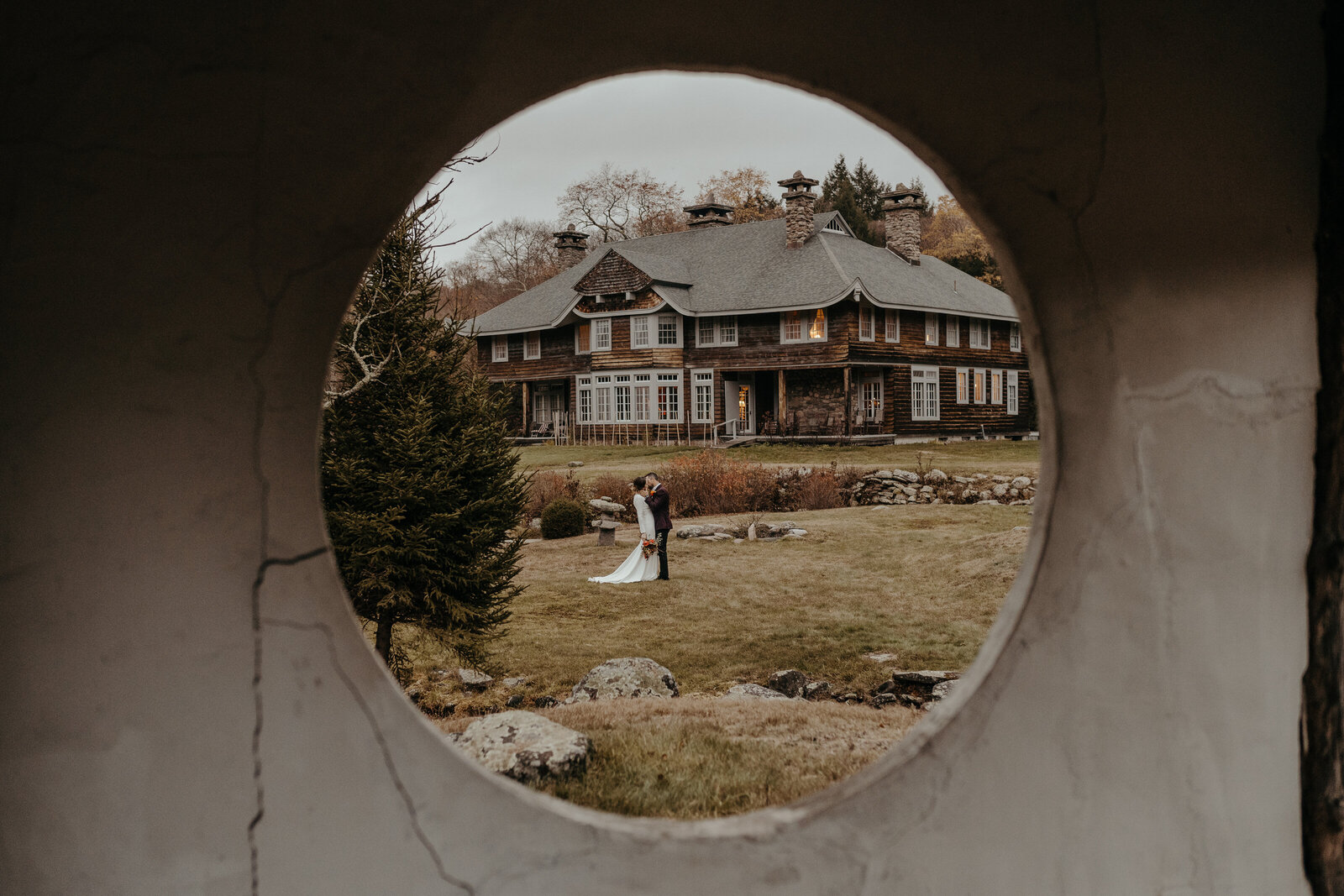 Moody Organic Anthropologie Wedding in The NY Catskills Photographer