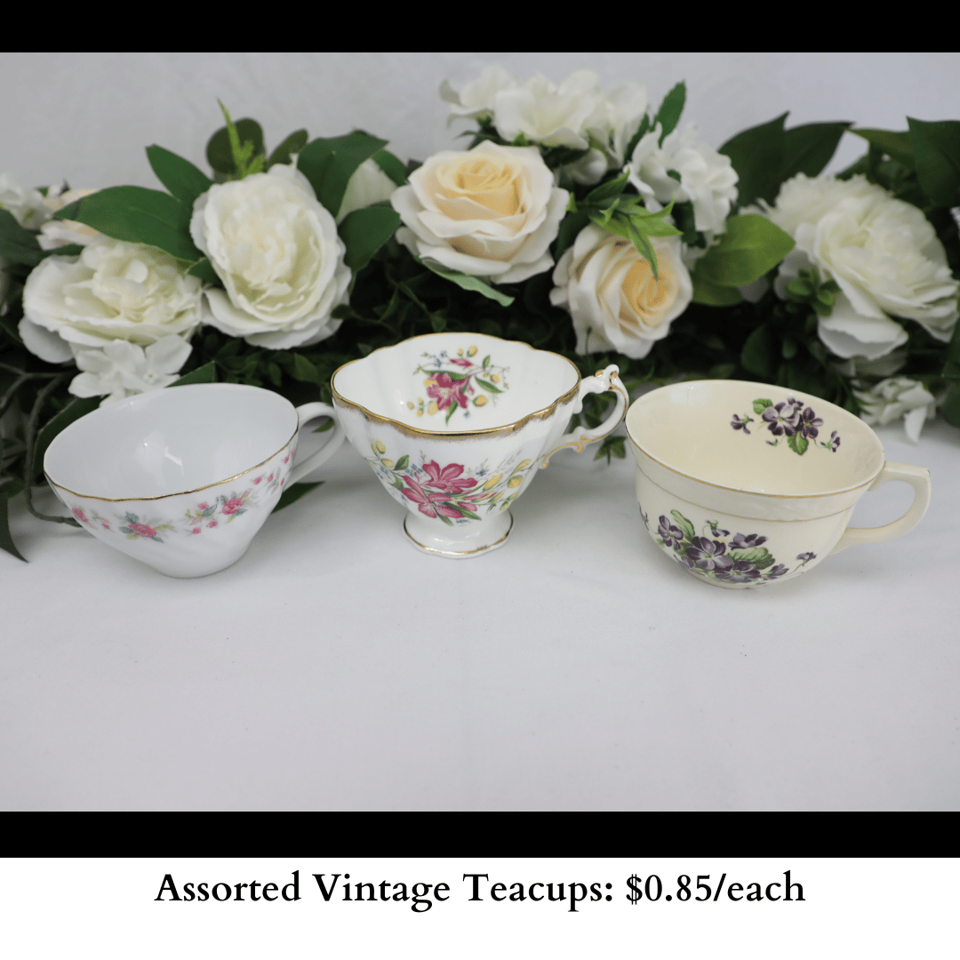 Assorted Vintage Teacups-435