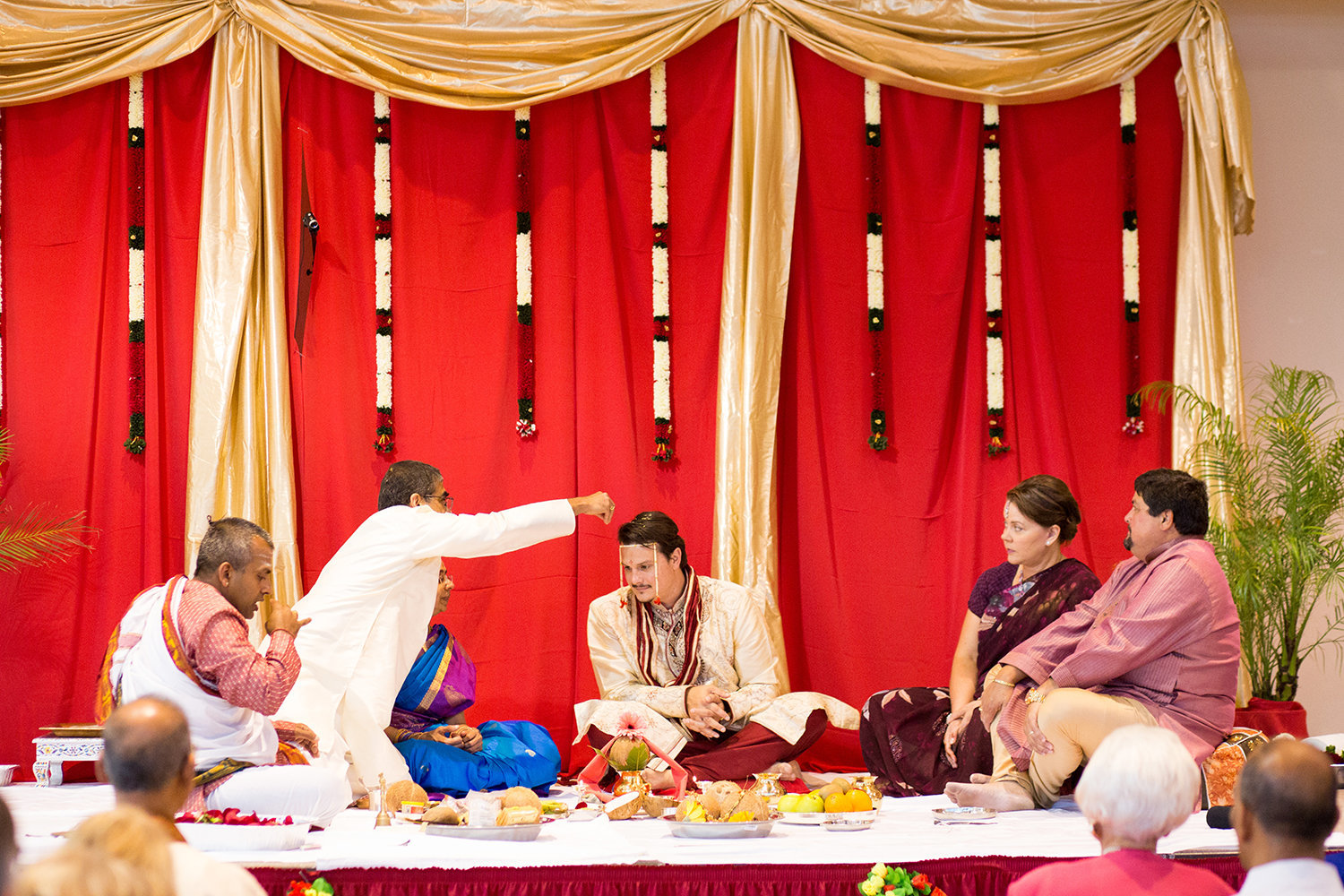 Hindu Wedding Ceremony on Mandap