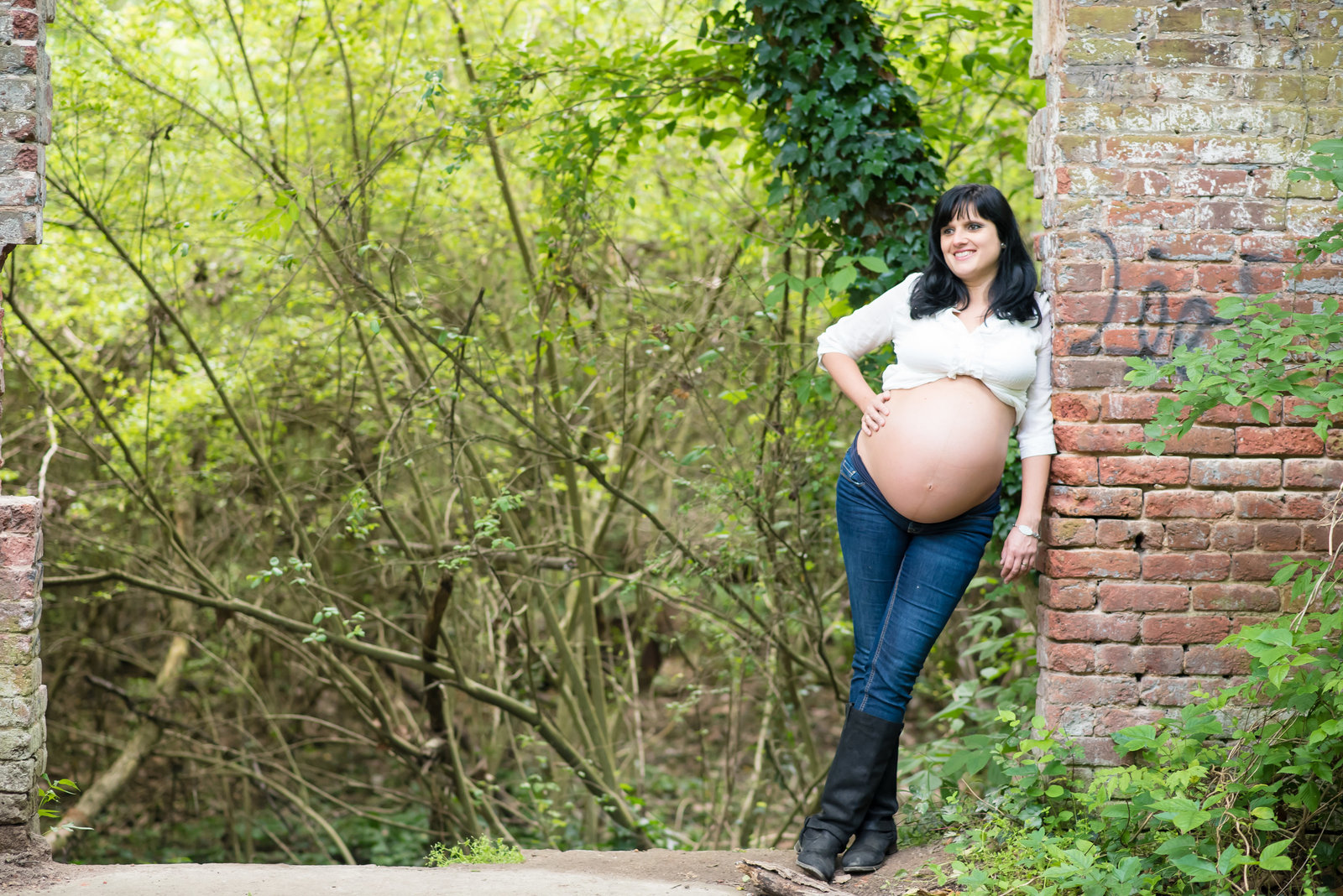 Stunning maternity photography in Belle Island Richmond