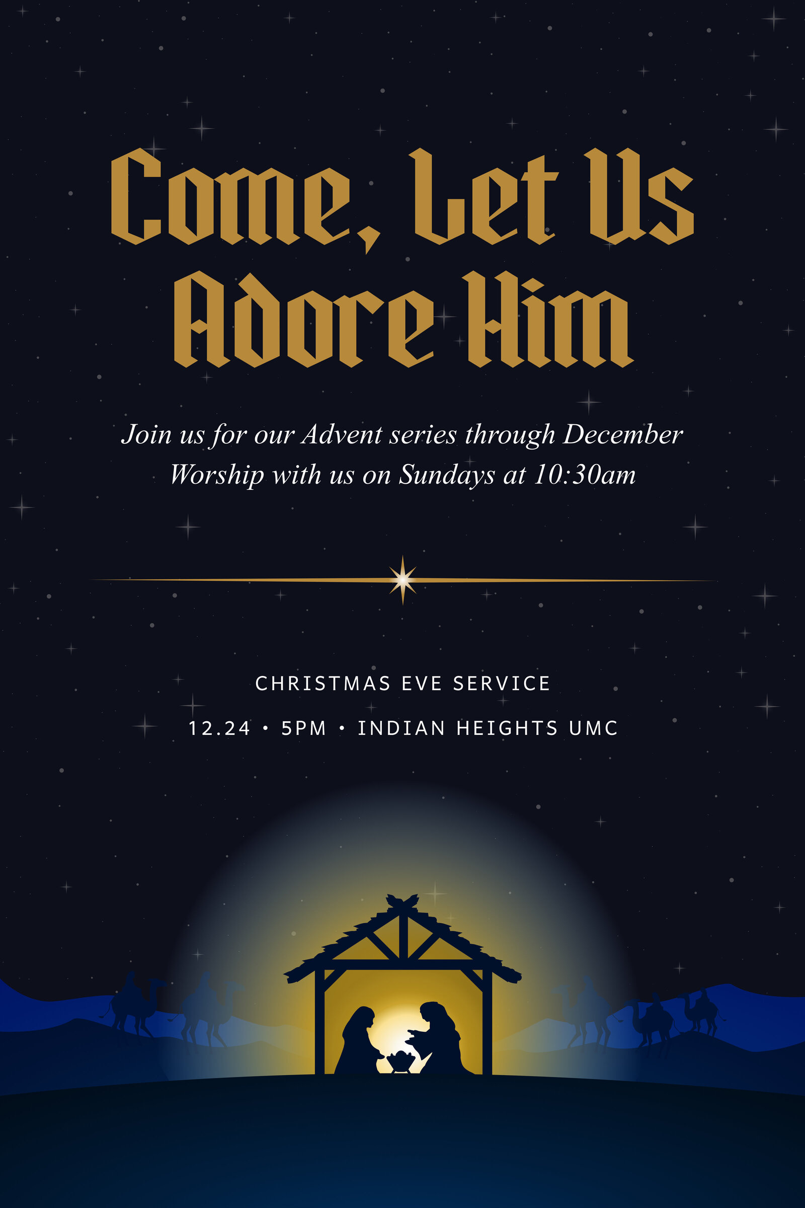 IHUMC Advent Series Poster