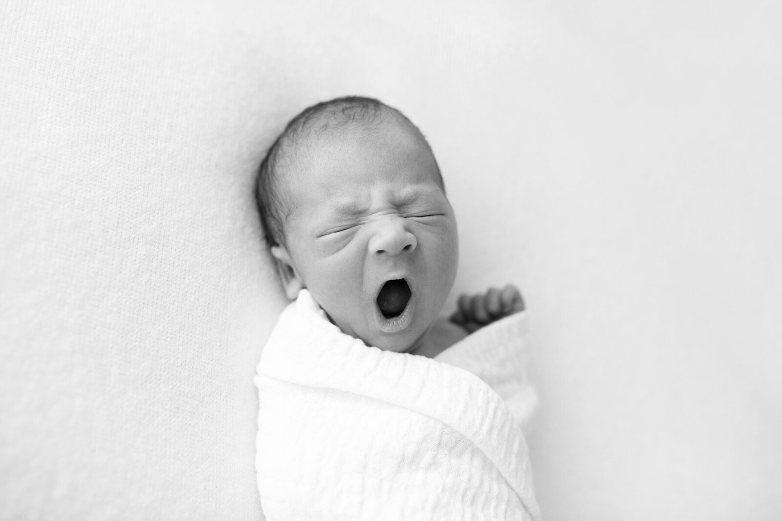 Louise Treacy photography baby yawn