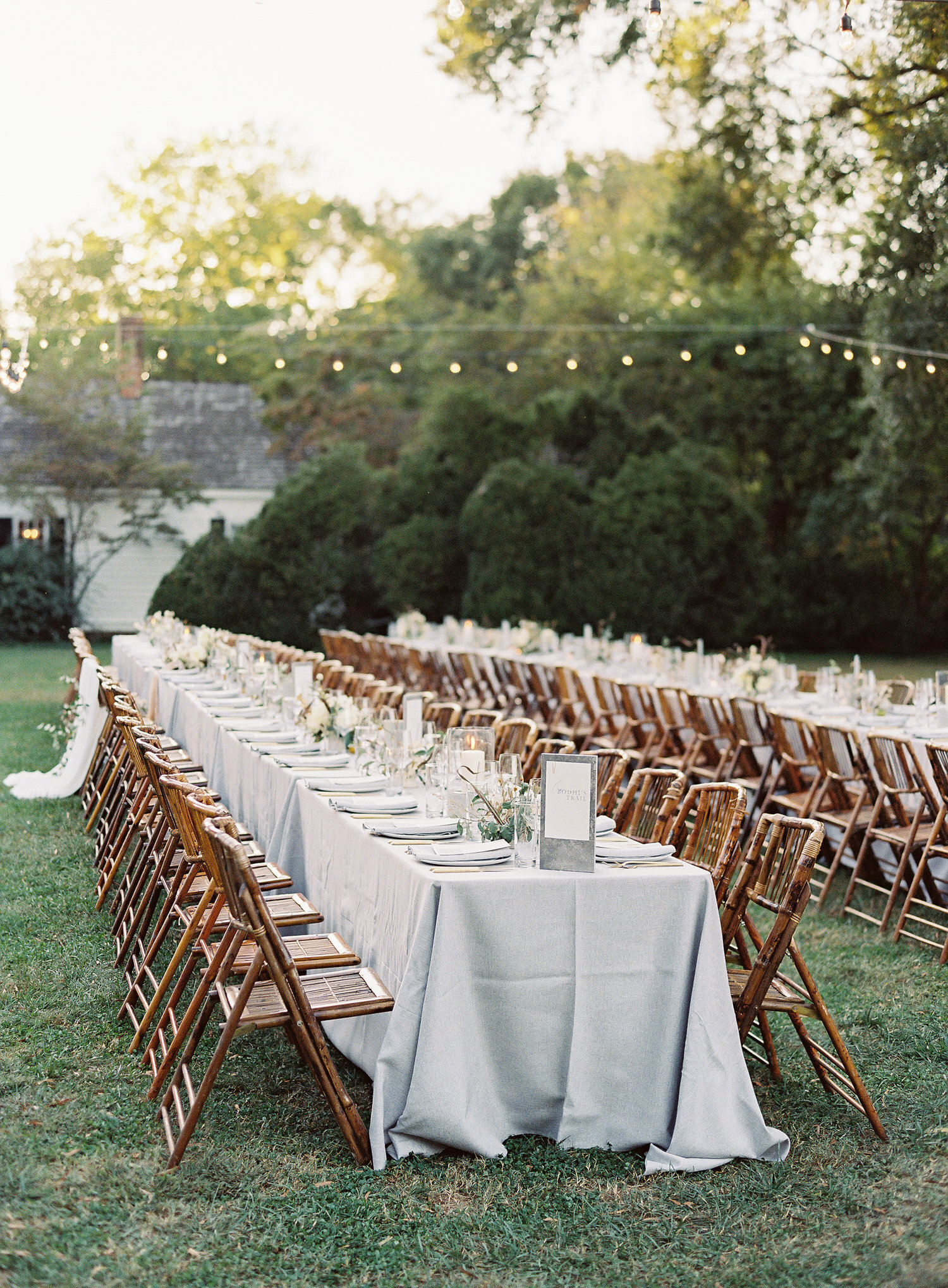 Romantic alfresco Virginia Outdoor Tuckahoe Estate Wedding Vicki Grafton Photography | Martha Stewart Weddings _78  