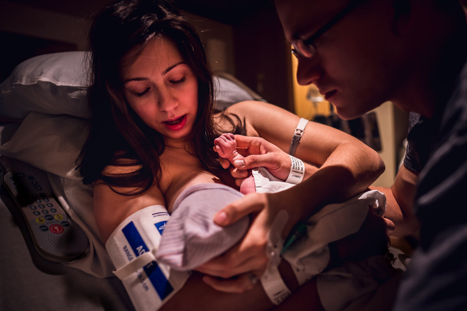 baby nursing after birth