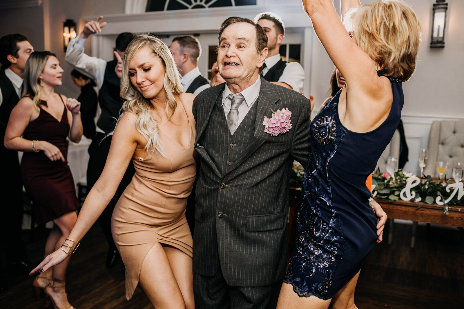 grandpa dancing wedding