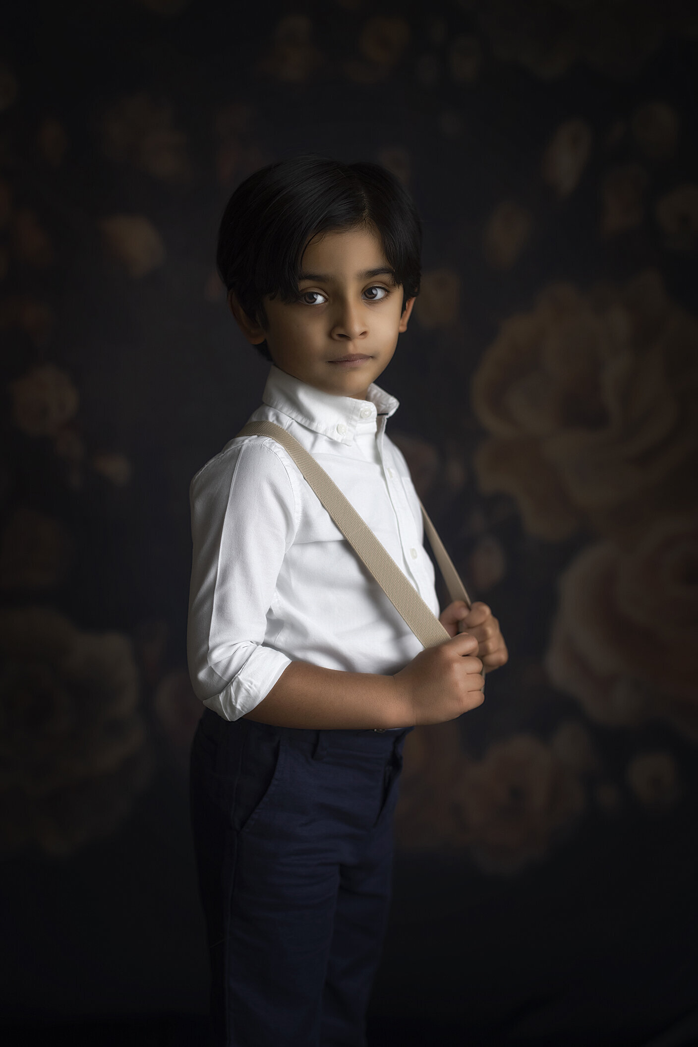 Young boy in Dallas Fine Art photoshoot.