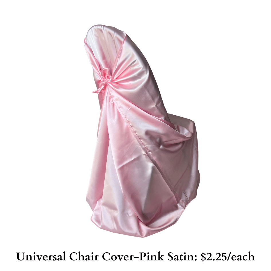 Universal Chair Cover-Navy Satin-934