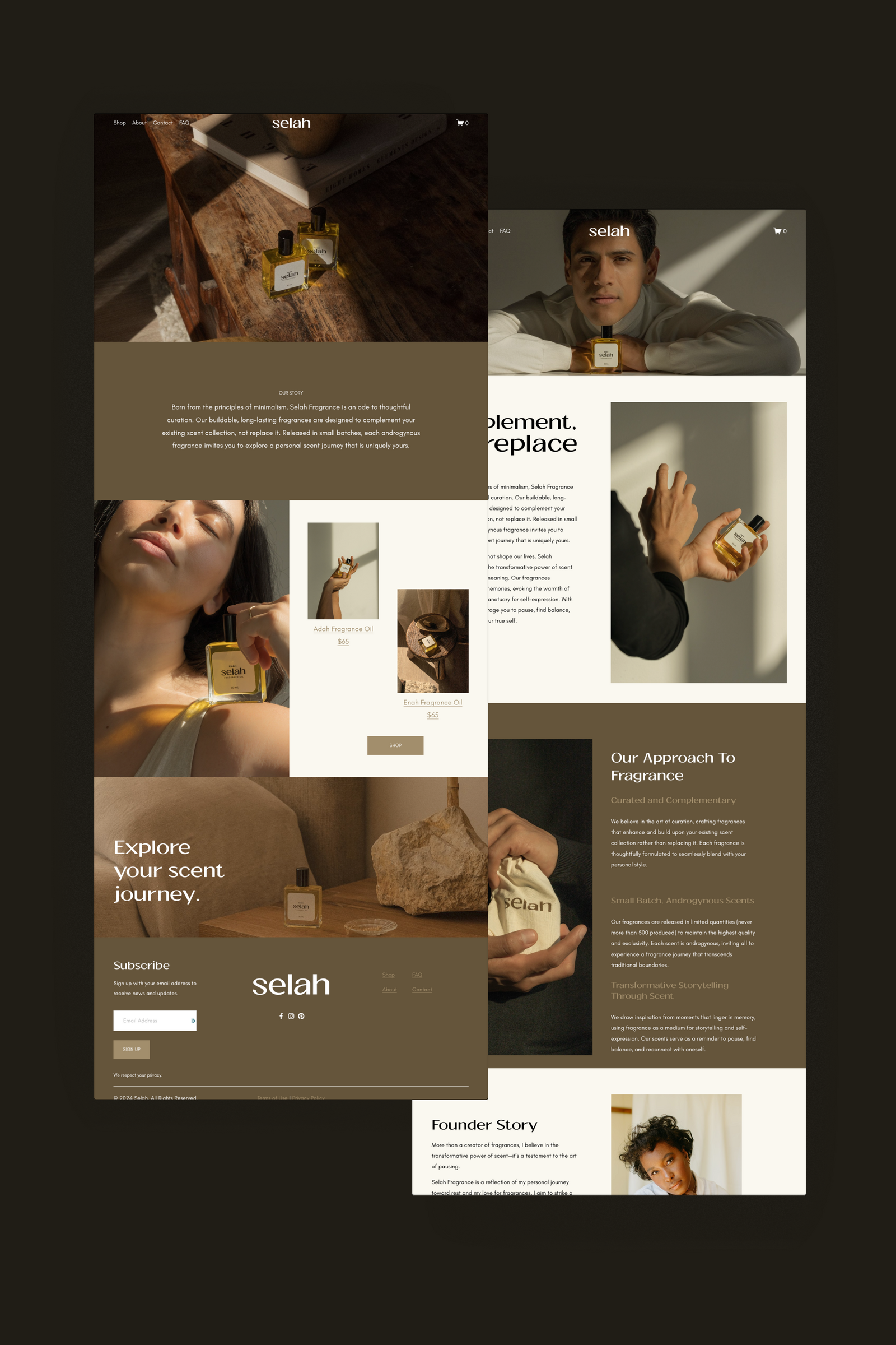 boho website design