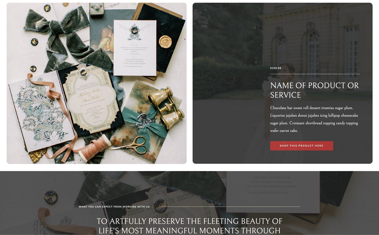 Showit Design Library - Showit Canvases for Showit Users and Showit Designers - With Grace and Gold - Best Showit Designer - 6