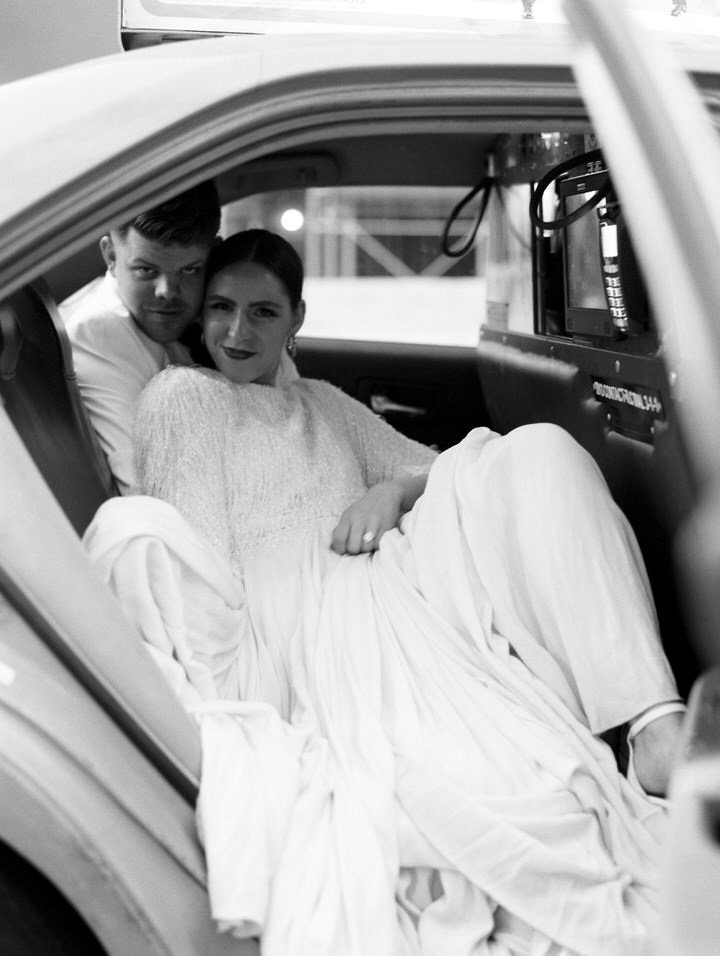 black and white nyc wedding portraits