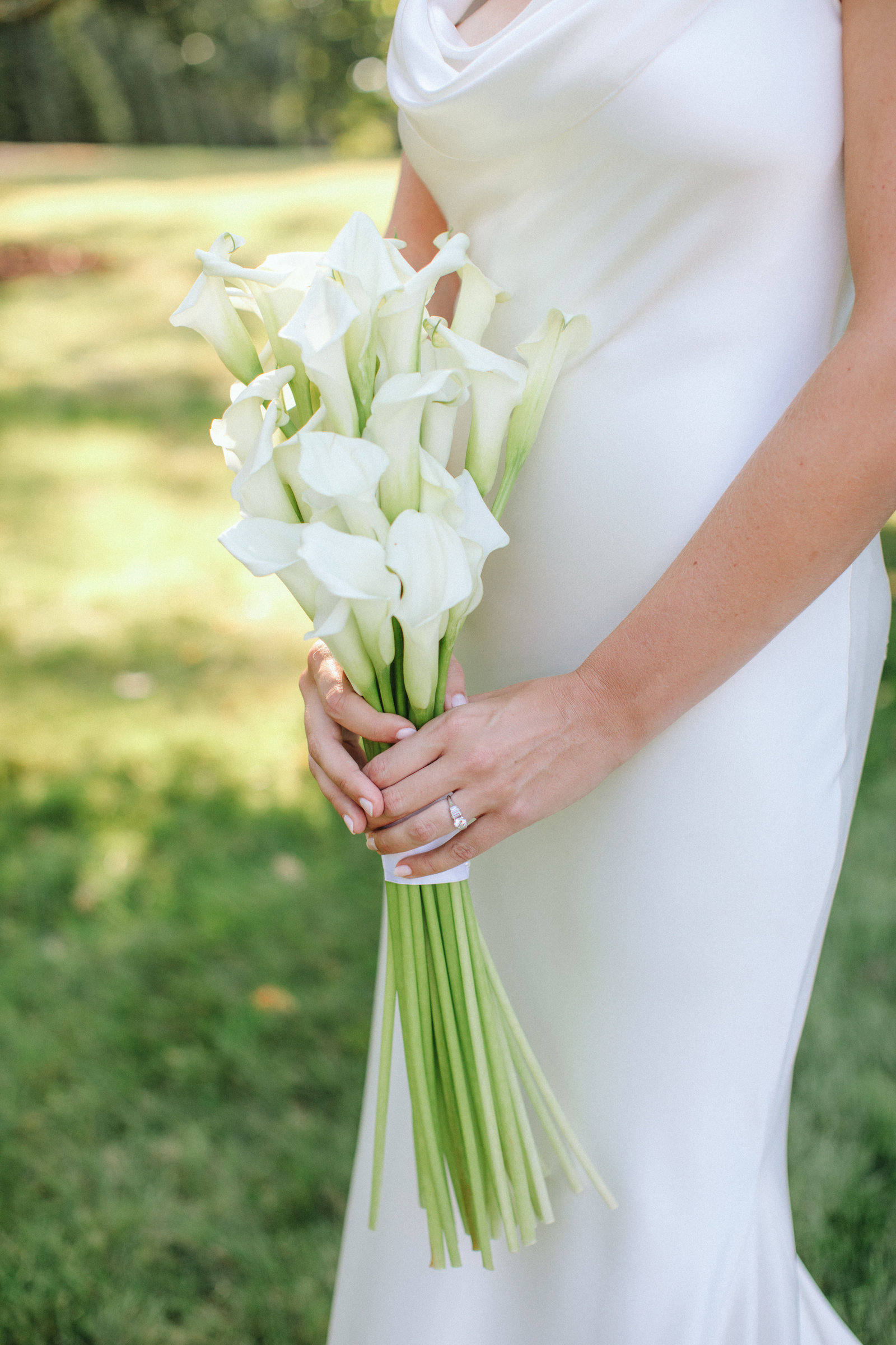 Lily Bouquet Outdoor Wedding