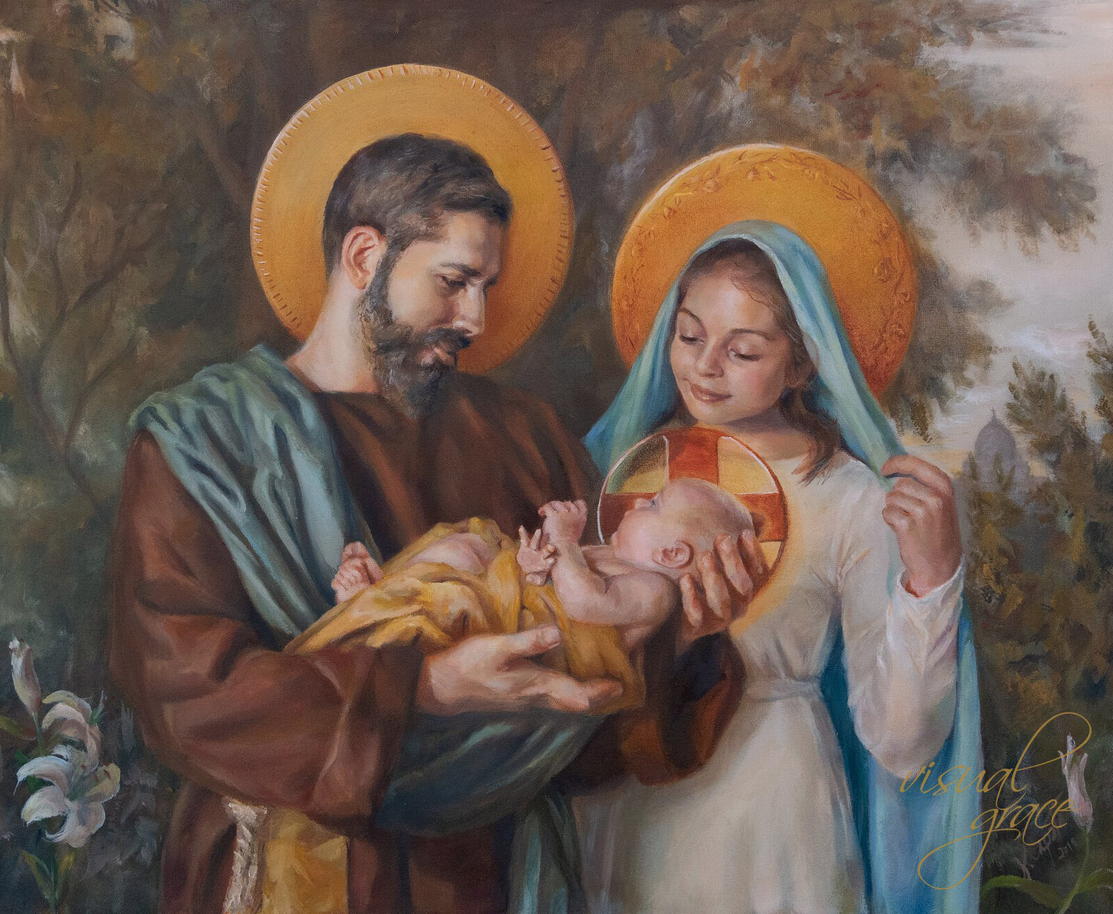 holy family painting