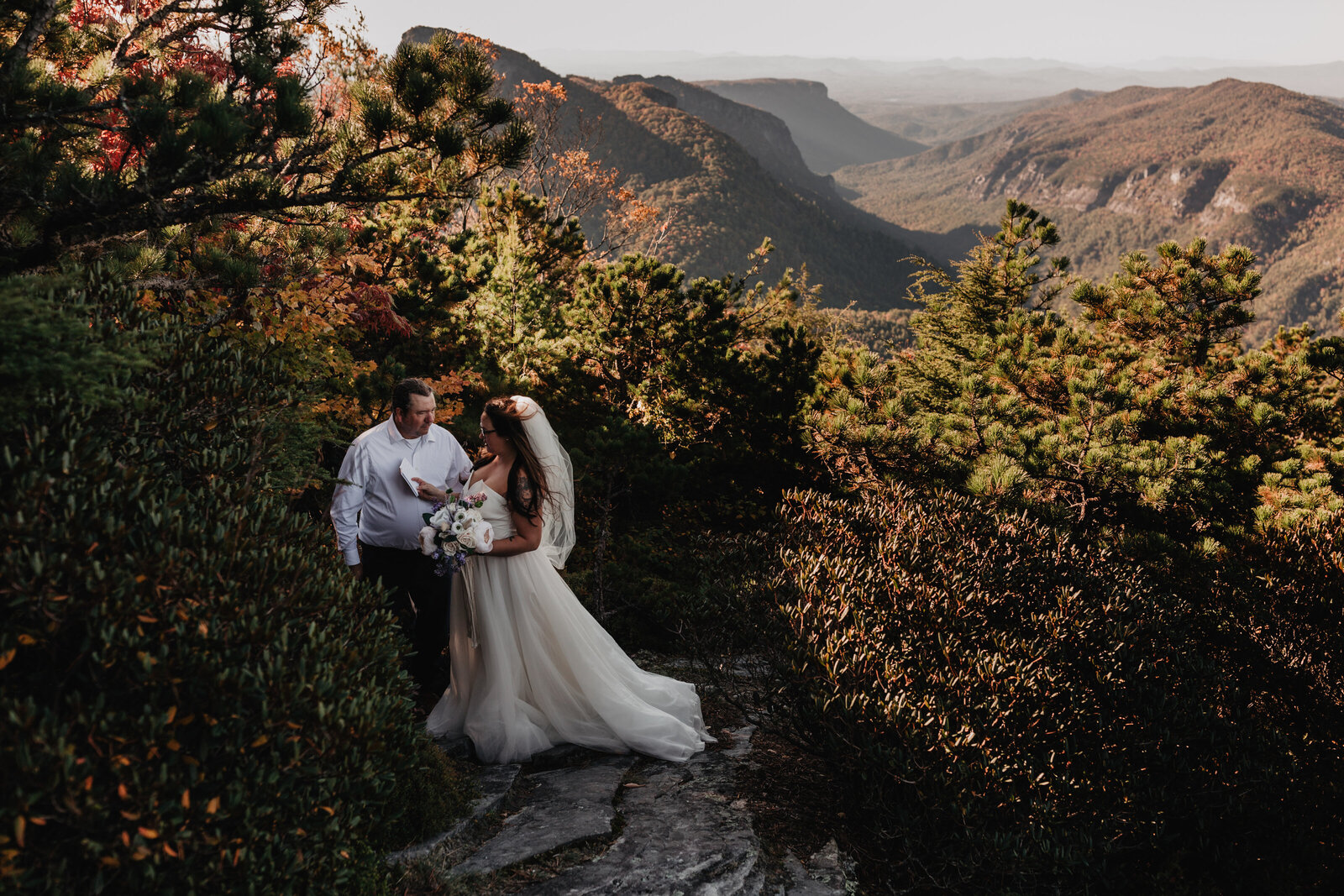 Hawksbill Mountain Elopement | Adventure Wedding Photographer